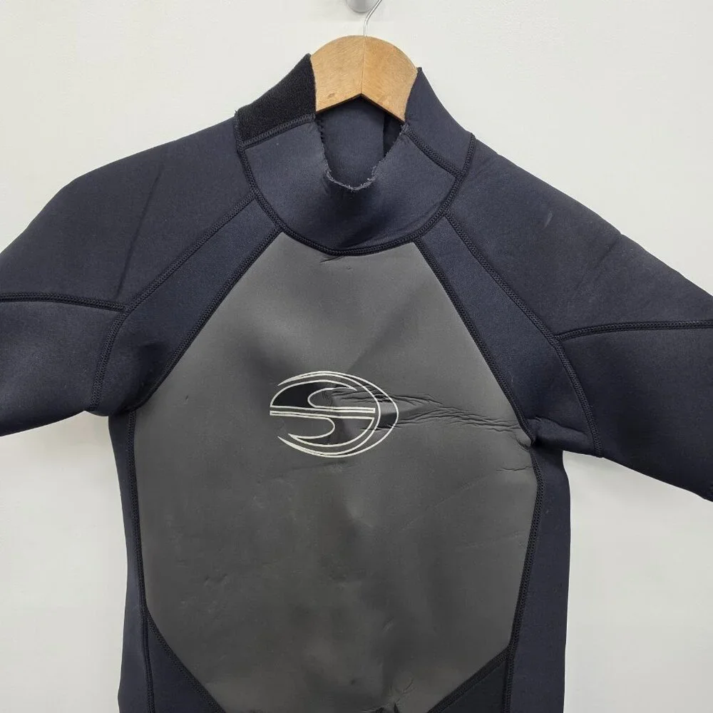 Deep See Mens S‎ Black Short Sleeve Wetsuit Neoprene Surf Swim Diving Suit